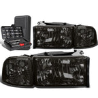 Smoked/Clear Side Headlight Lamps for Dodge Ram Pickup (1994–2002)