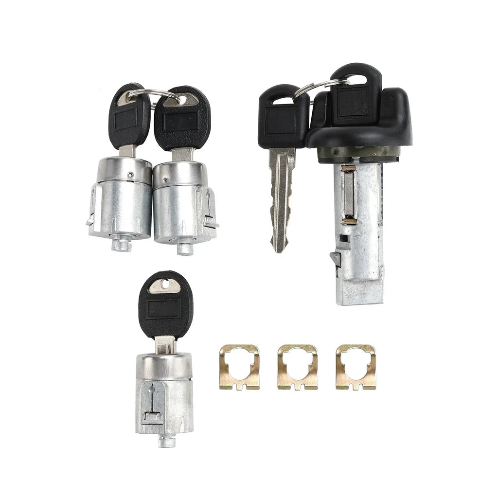 Ignition Switch Cylinder 3-Door Lockset (2 Keys) for Chevy Suburban(1998–1999)