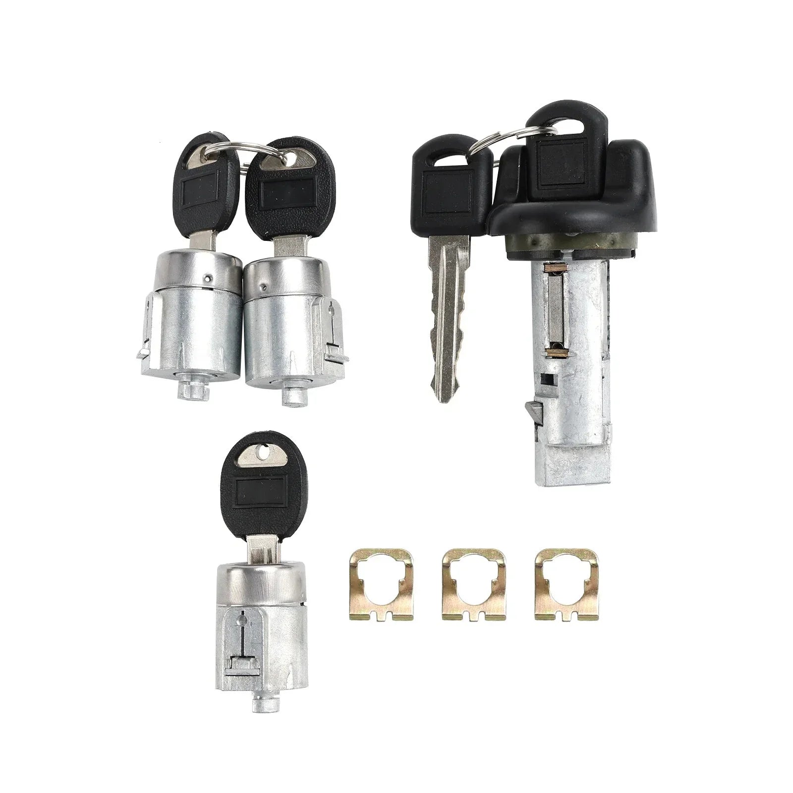 Ignition Switch Cylinder 3-Door Lockset (2 Keys) for Chevy Suburban(1998–1999)