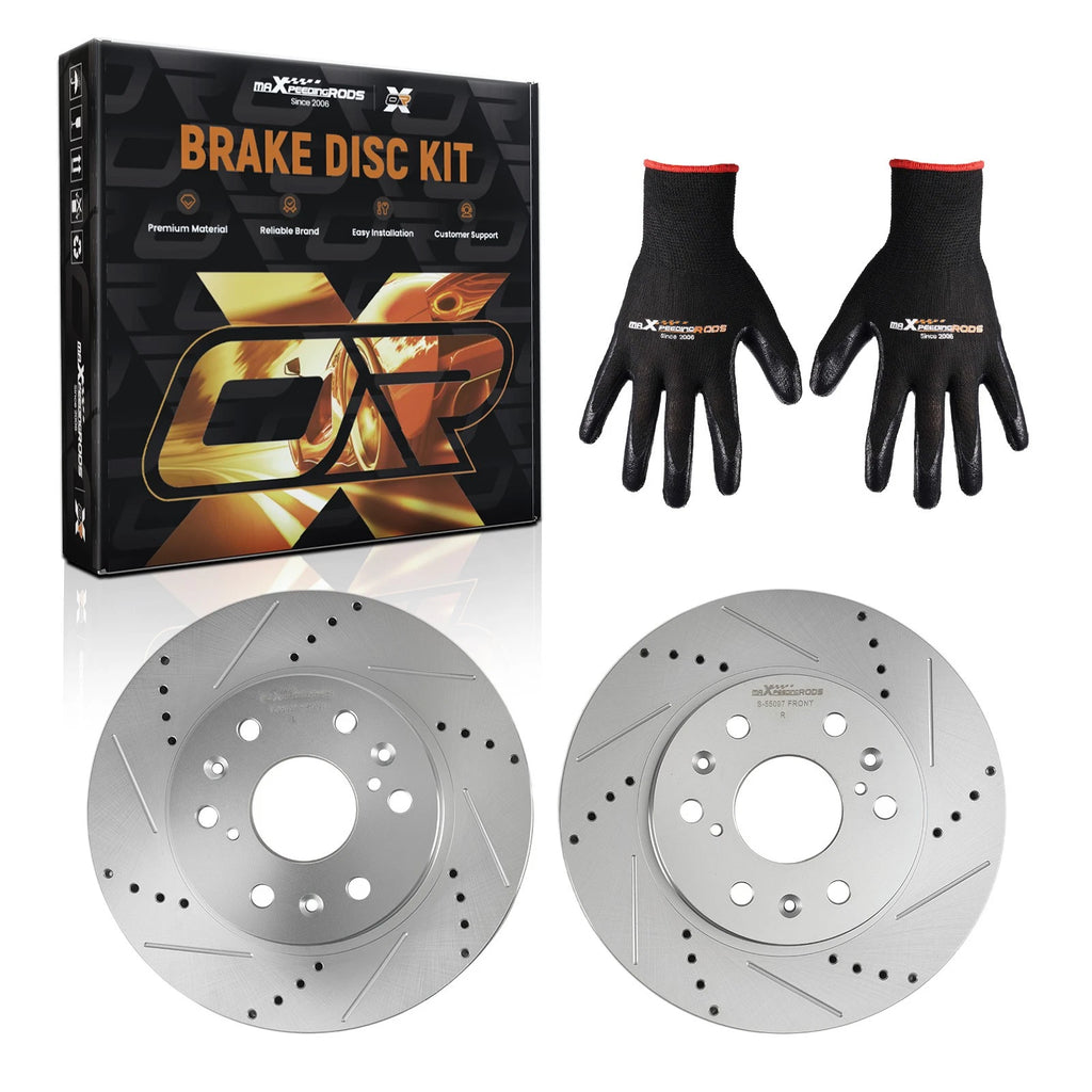 Drilled & Slotted Brake Rotor Set for Chevrolet Tahoe (2007–2020)