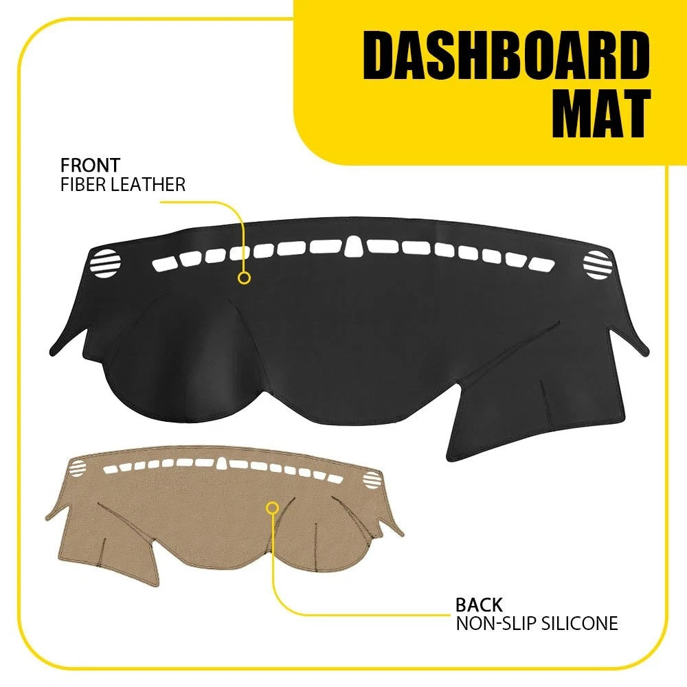Leather Anti-Slip Pad Dashboard Cover Mat for Hyundai Sonata (2011–2014)