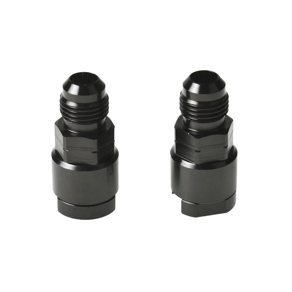 Set of 2 6AN Male to 5/16" Quick-Disconnect Fuel Rail Adapters