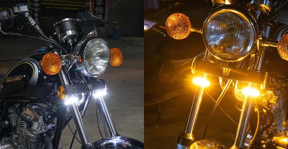 Amber Turn Signal Indicator Light for Universal Scooter 12V