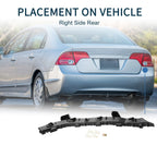 1pc Left Rear Bumper Retainer Bracket No. 86614A7000 for Kia Forte Sedan (2014–2018)