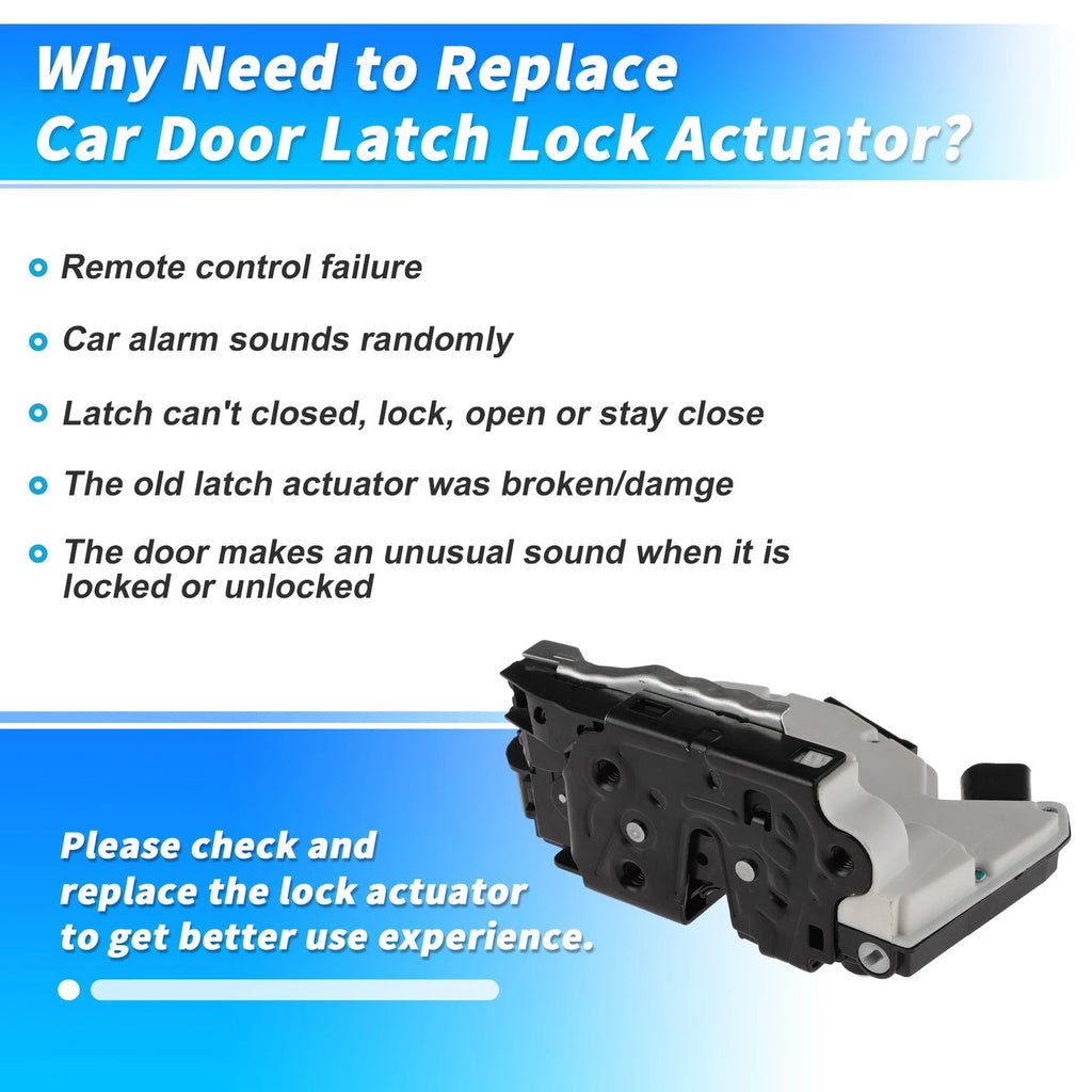 5ND839015A Rear Left Power Door Lock Actuator for Volkswagen Tiguan (2007–2018)
