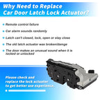 5ND839015A Rear Left Power Door Lock Actuator for Volkswagen Tiguan (2007–2018)