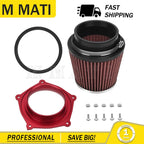 Air Filter Intake Cleaner Adapter Kit for Yamaha YFZ450 YFZ450R YFZ450X (2004–2023)
