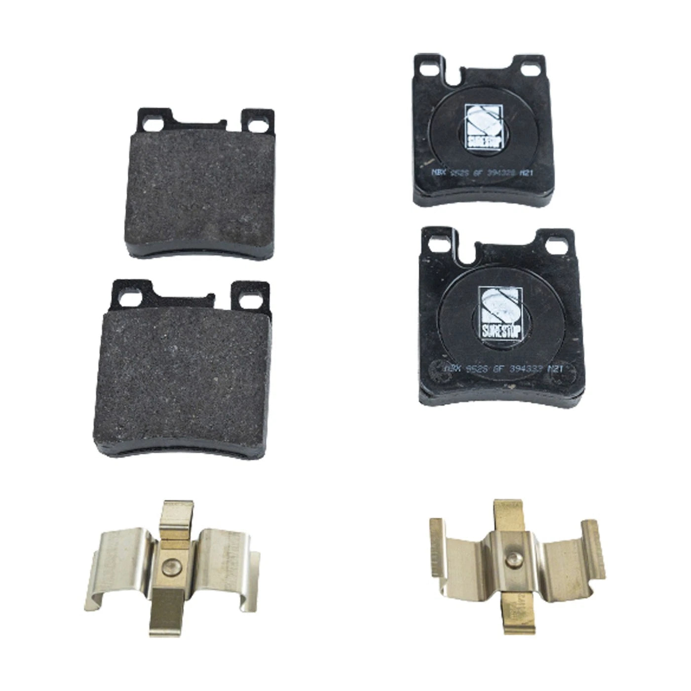Set of 4 NAO Brake Pads for Mercedes Benz E320 Wagon (1996–2003)