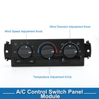 HVAC A/C Heater Climate Control Panel for Chevrolet Silverado 1500 2500 (1999–2001)