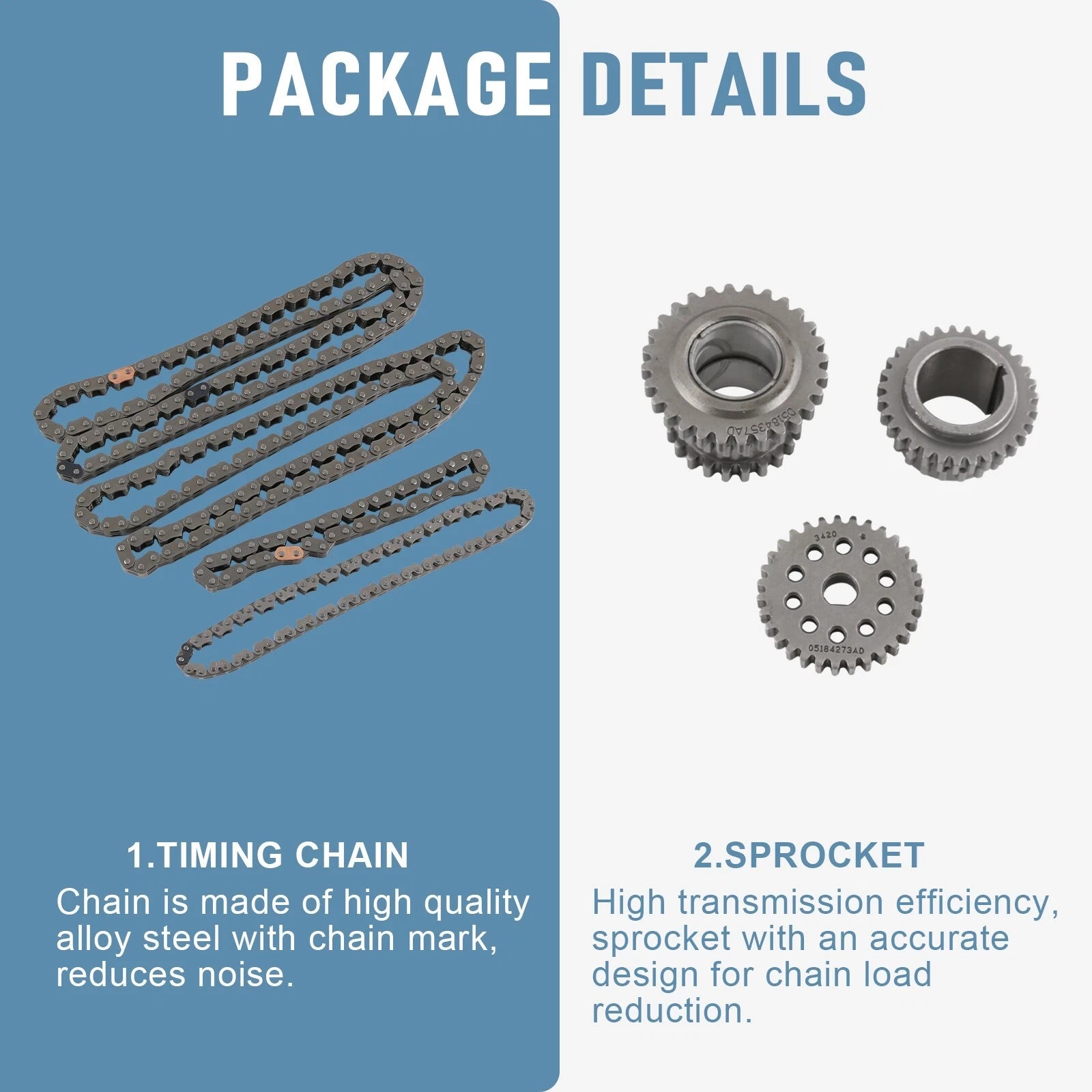 Timing Chain Kit for Chrysler Dodge Jeep Volkswagen Routan (2011-2015)