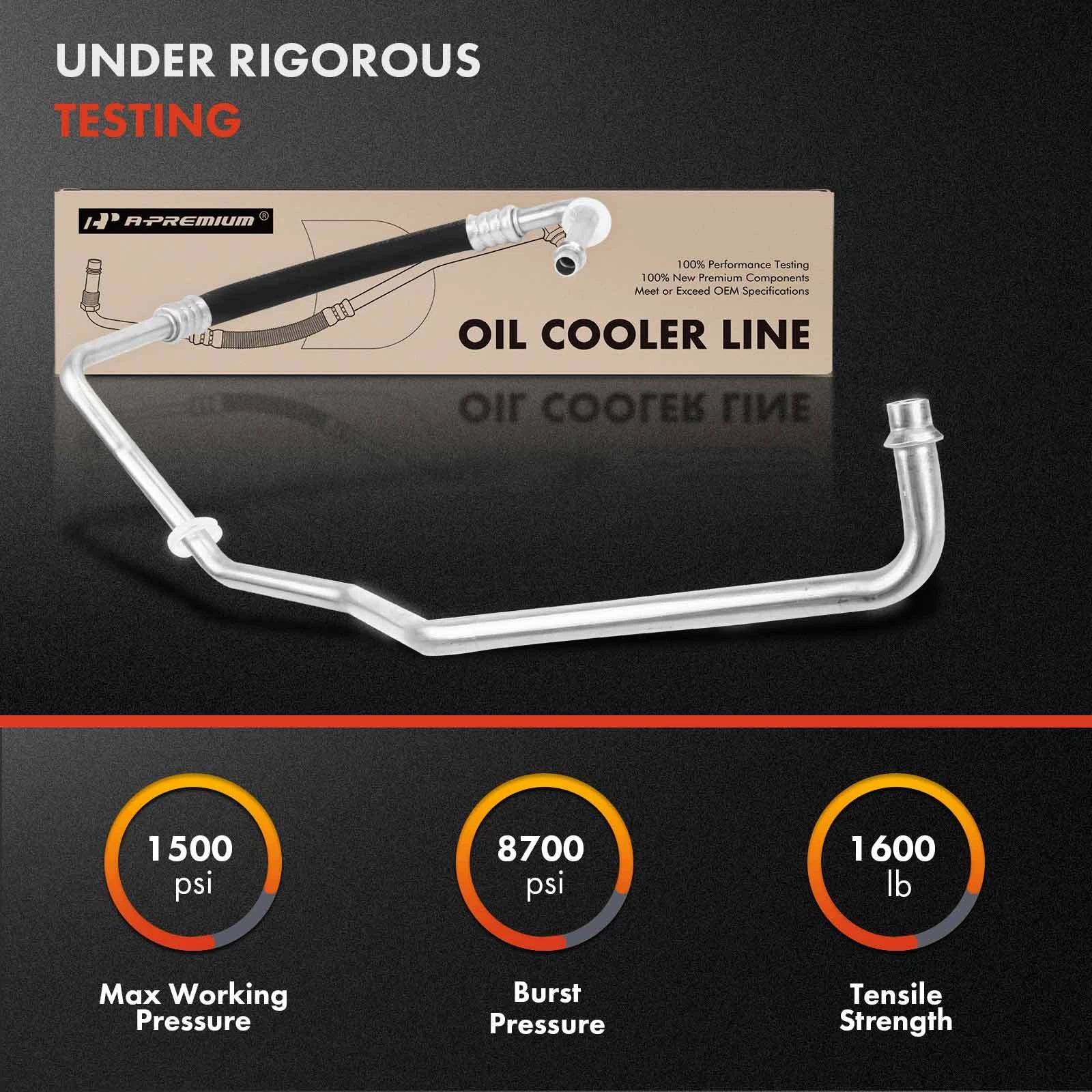 Inlet Engine Oil Cooler Line for Chevy Express GMC Savana 2500 (1996–2002)