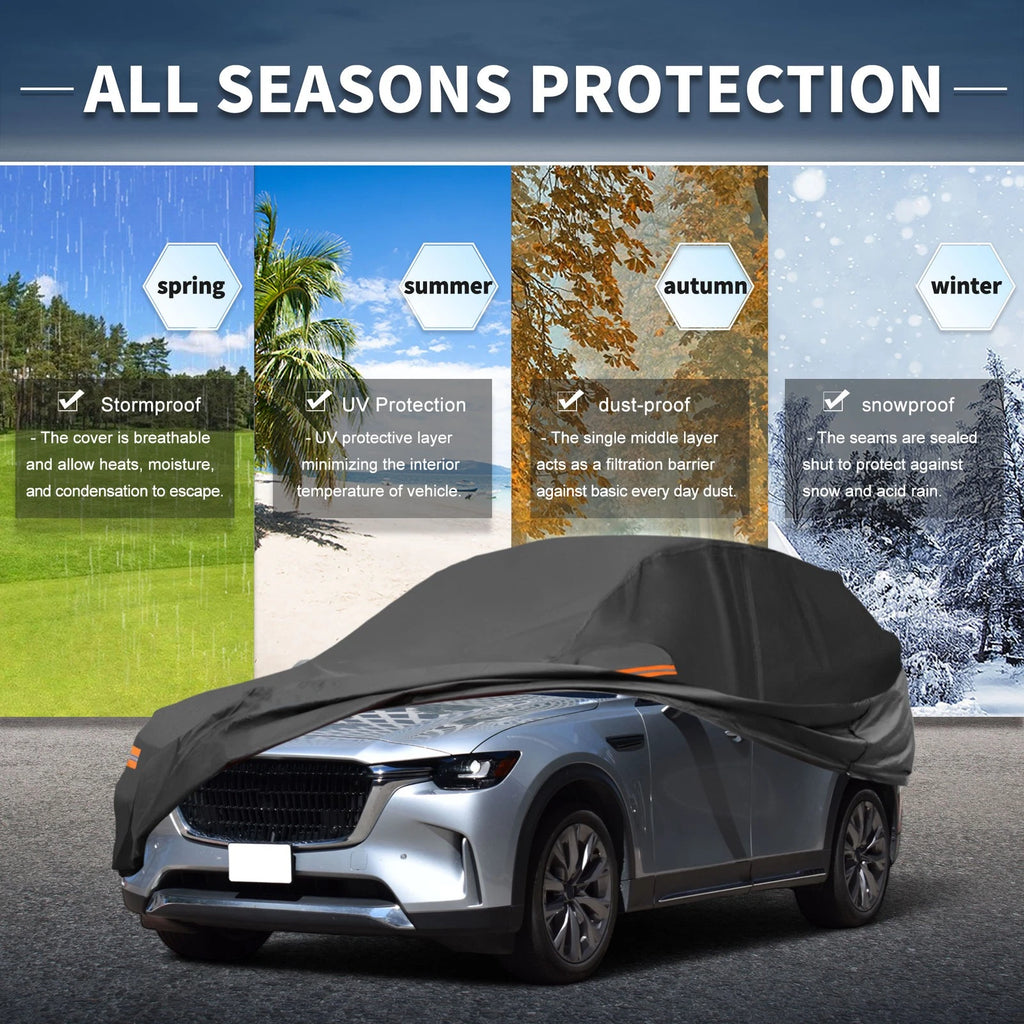 Waterproof Aluminum Film Car Cover for Mazda CX-9 (2016–2023)