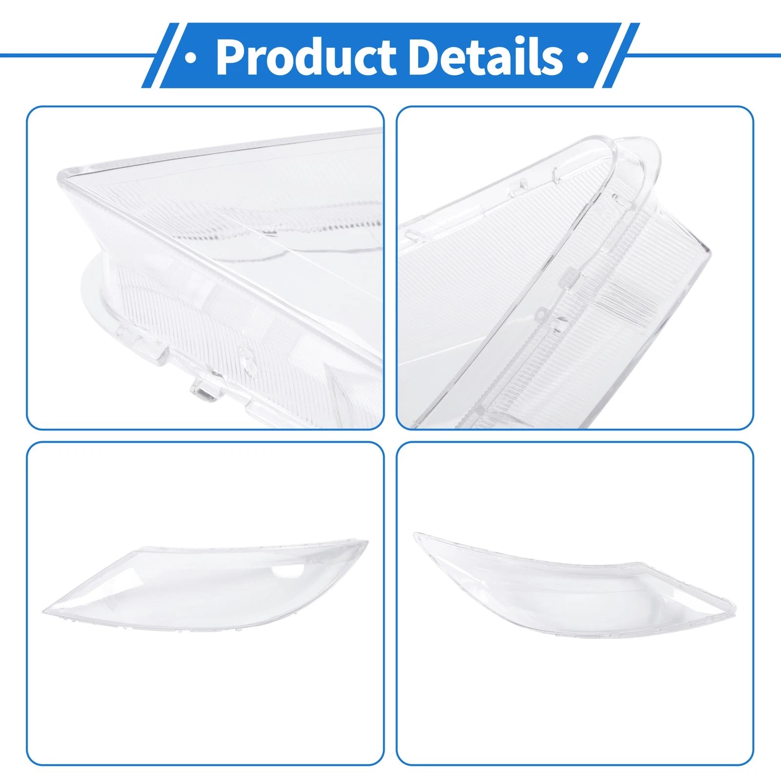 1 Pcs Headlight Lens Cover for Kia Sportage (2009–2014) PC Clear