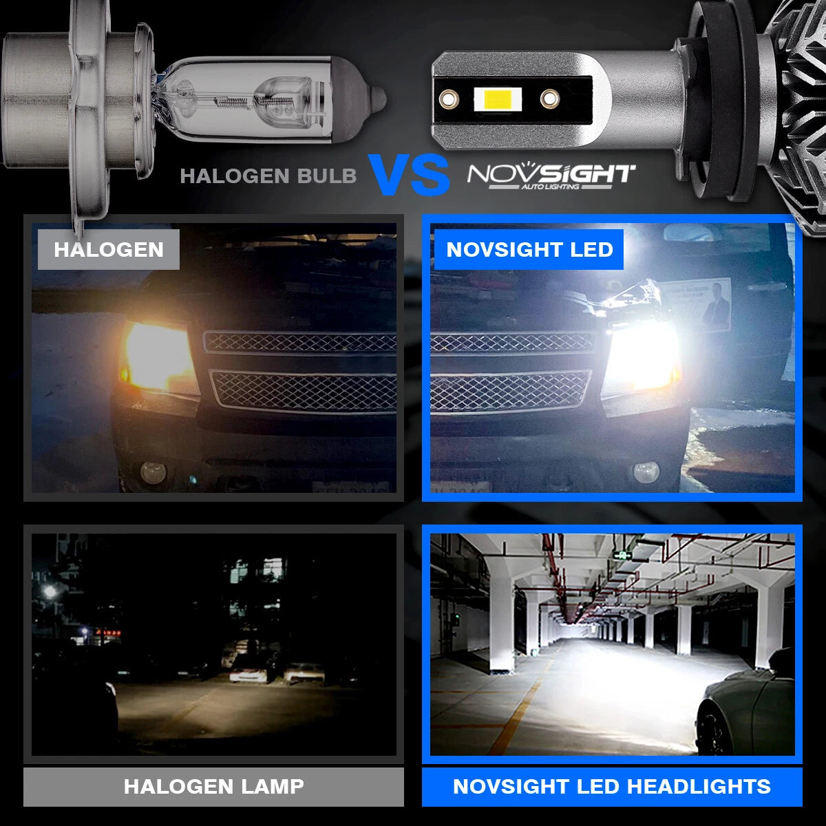 9005 + H11 Combo LED Headlight Bulbs for