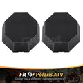 2 Matte Black Hub Caps for Polaris Sportsman 570 (Only TO 6/20/2024) 5451374-458