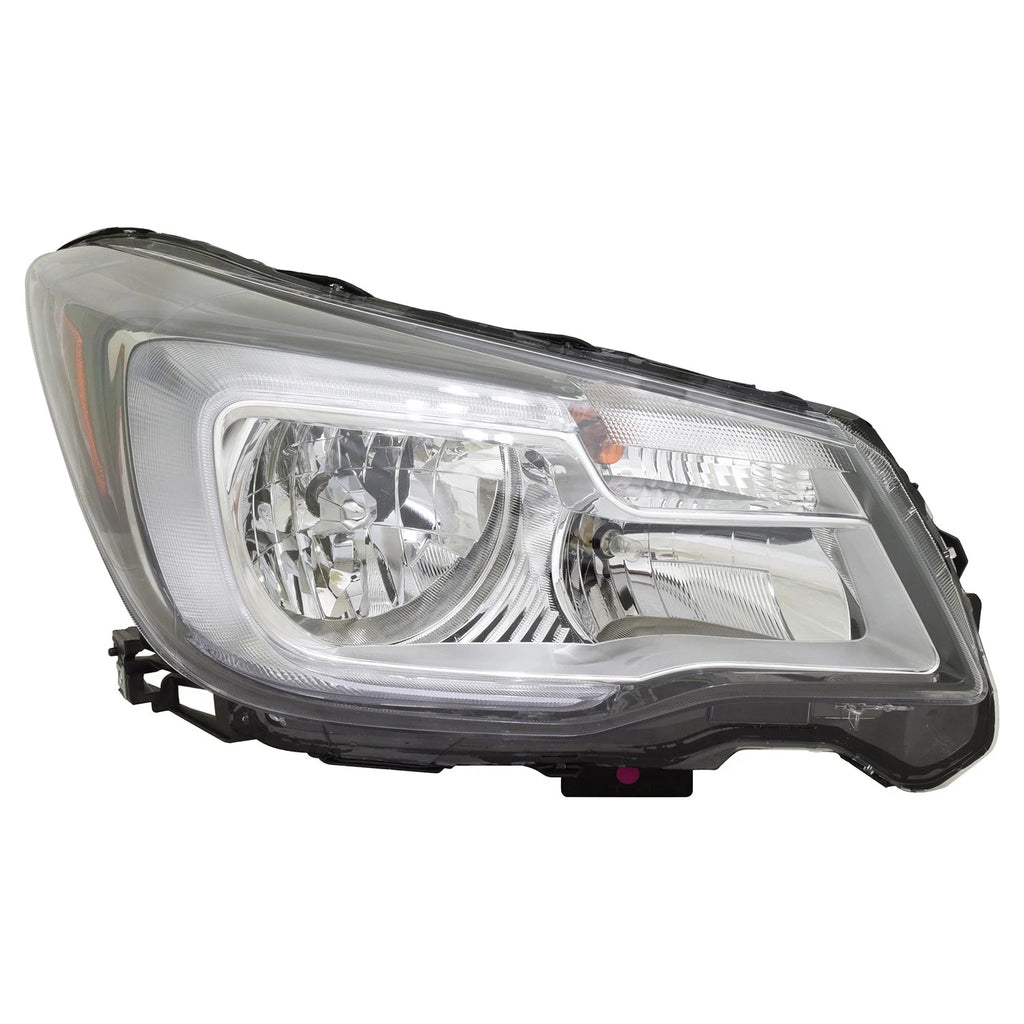 Replacement Passenger Halogen Headlight Assembly for 2017-18 Subaru Forester