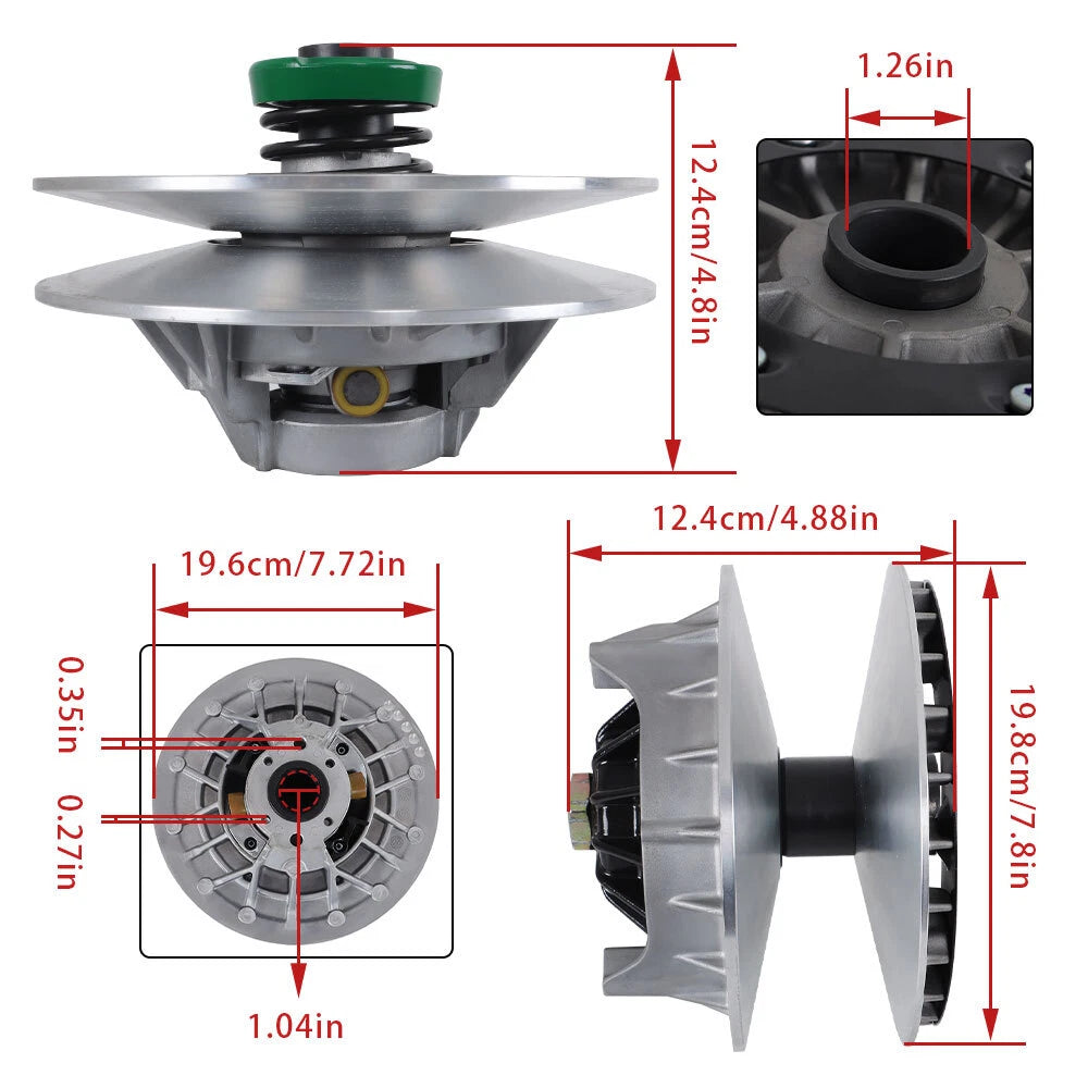 CVT Clutch with Removal Tool for ODES 800 Dominator Raider X2 (2015–2023)
