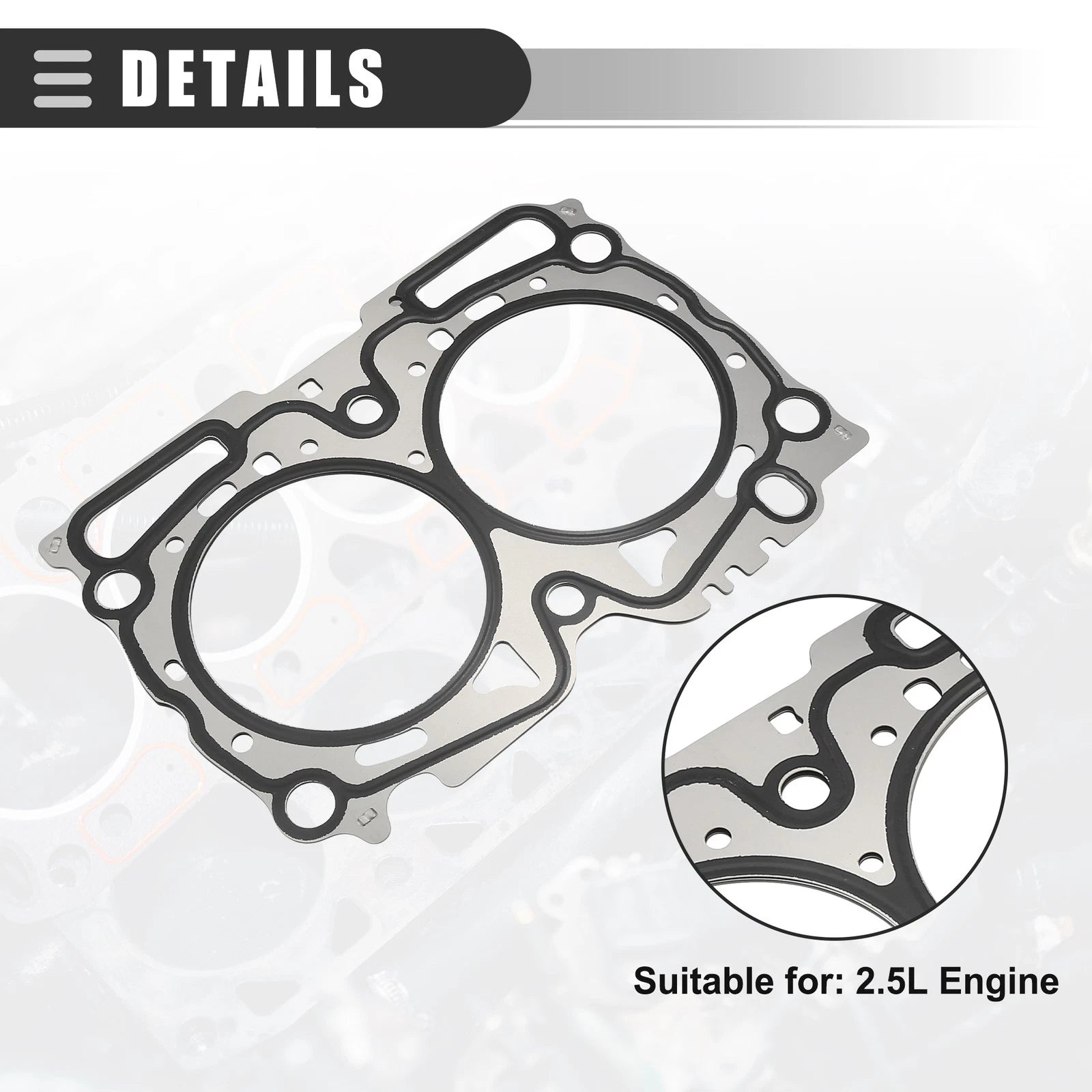 Cylinder Head Gasket for Subaru Forester 2.5L (2006–2013) No. 11044AA770/11044AA670