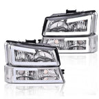 LED DRL Headlights Bumper Lamps for Chevy Silverado 1500 (2003–2007)