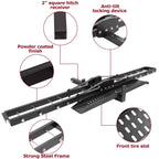Bike Hitch Carrier Rack for Motorcycle Scooter (500 lbs Capacity)