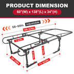 Adjustable Truck Bed Rack for Pickup (2010–2023)