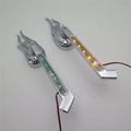 Flame LED Turn Signal Integrated Mirrors for Yamaha Cruiser Royal Star (All Years)