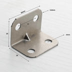 10x Corner Code Screens for Furniture Cabinets 30x20mm