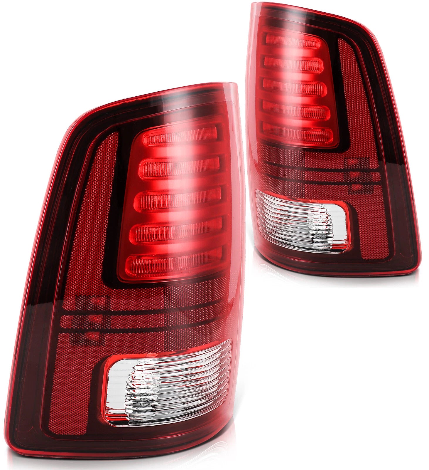LED Tail Light Assembly Set for Dodge Ram 1500 2500 3500 (2013–2018)