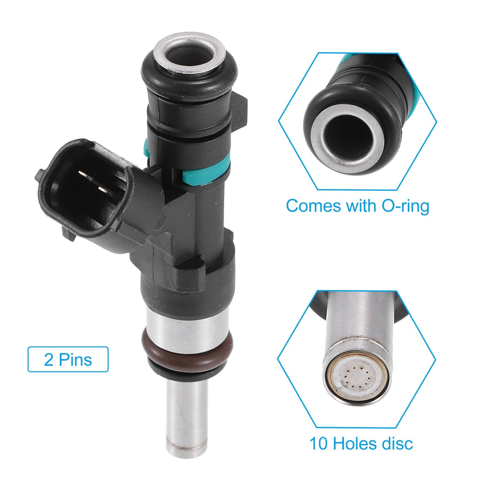 1 Pcs Fuel Injector 0280158276 16600-3AC0A for Nissan March Versa (2005–2019)