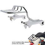 Chromed Holdfast 2-Up Luggage Carrier Rack for Harley FLFB FLFBS FXBR RXBRS (2018–2023)