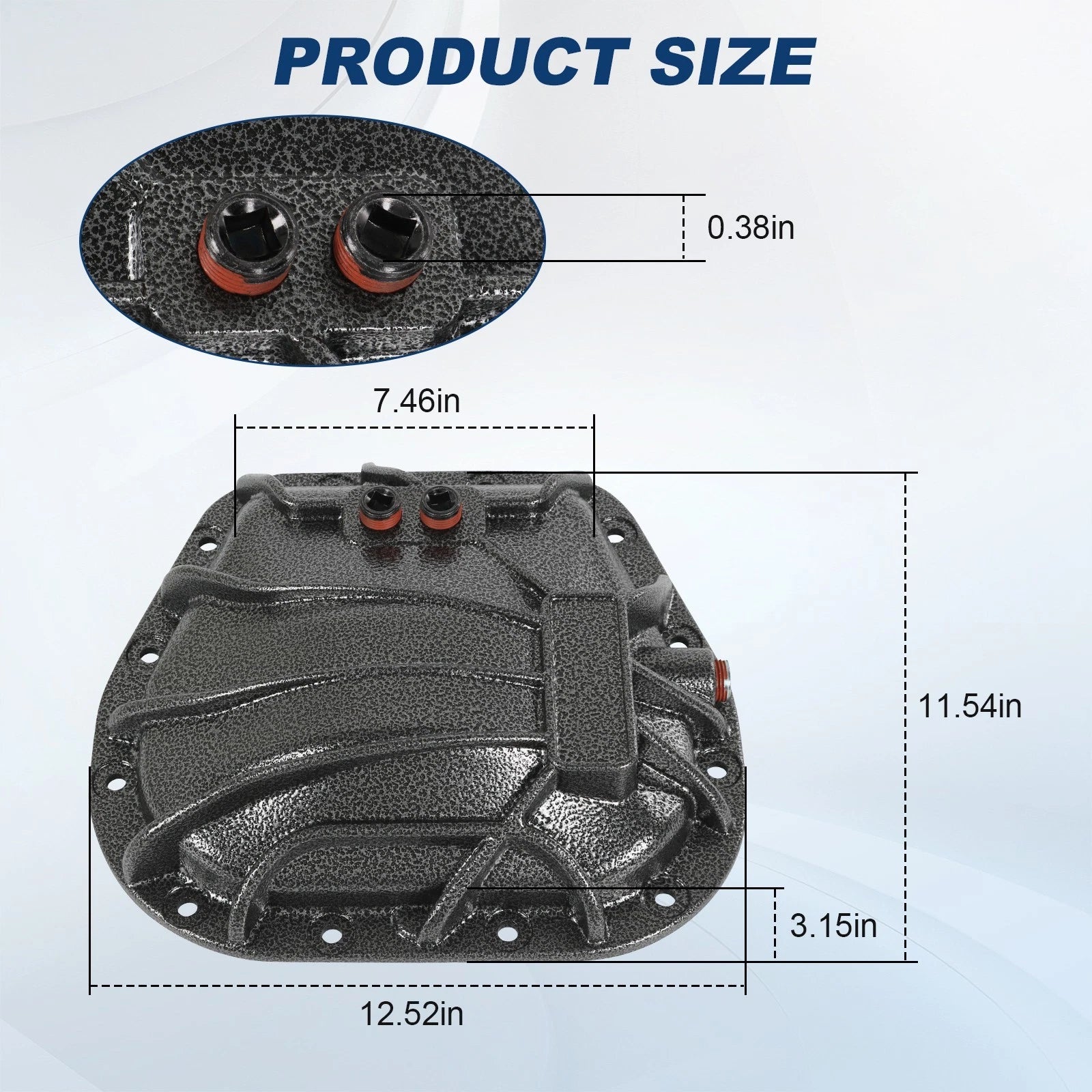 Differential Cover for Ford 12 Bolt 9.75" Rear Axle