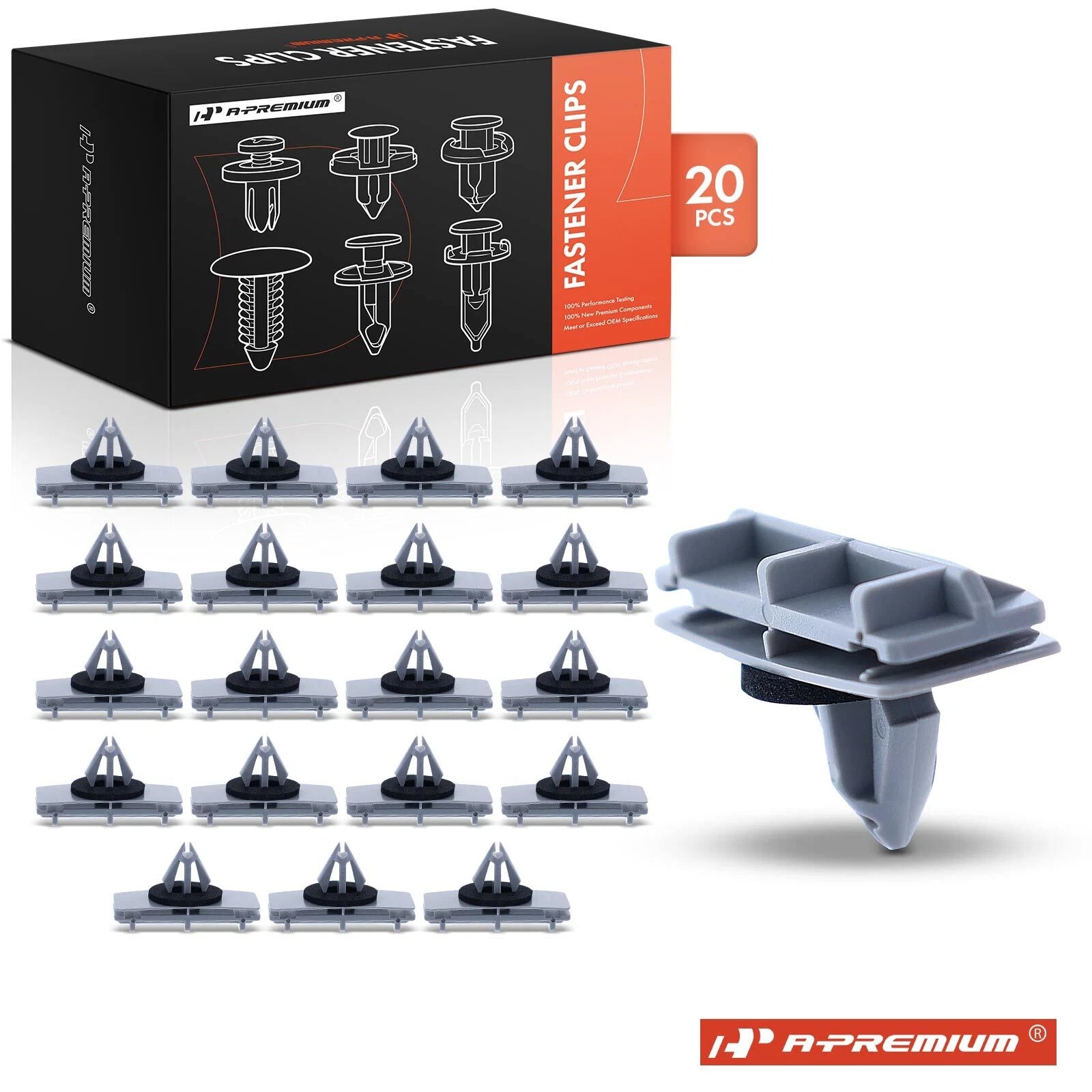 20Pcs Nylon Fender Flare Moulding Retainer Clips for Jeep 