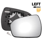 Left Side Heated White Mirror Glass for Ford Mondeo (2014–2022)
