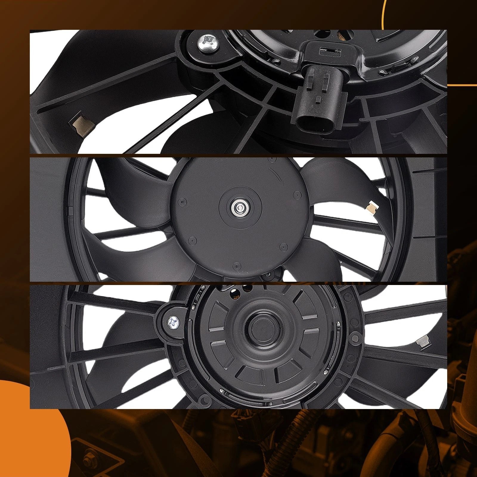 Radiator Cooling Fan for Chrysler Town & Country, Dodge Grand Caravan (2001–2005)