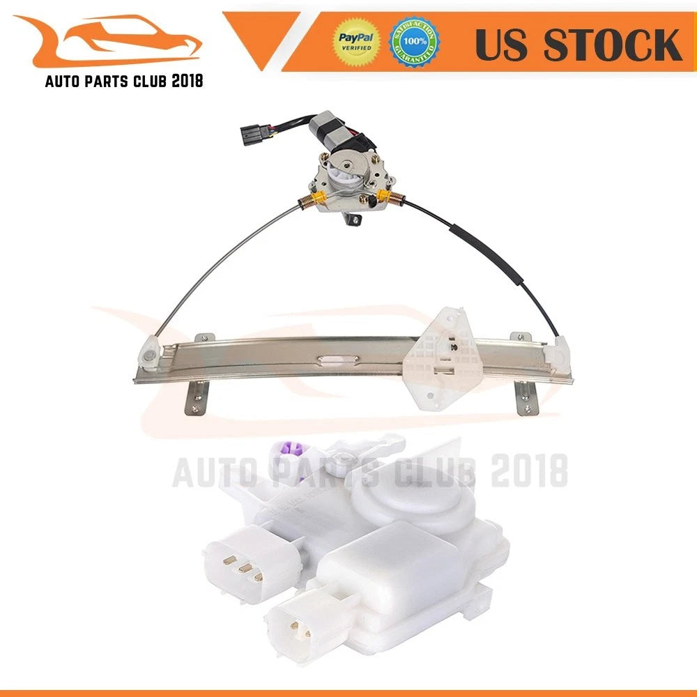 1 Pair Door Lock Actuator & Window Regulator for Acura TL (2004–2008)