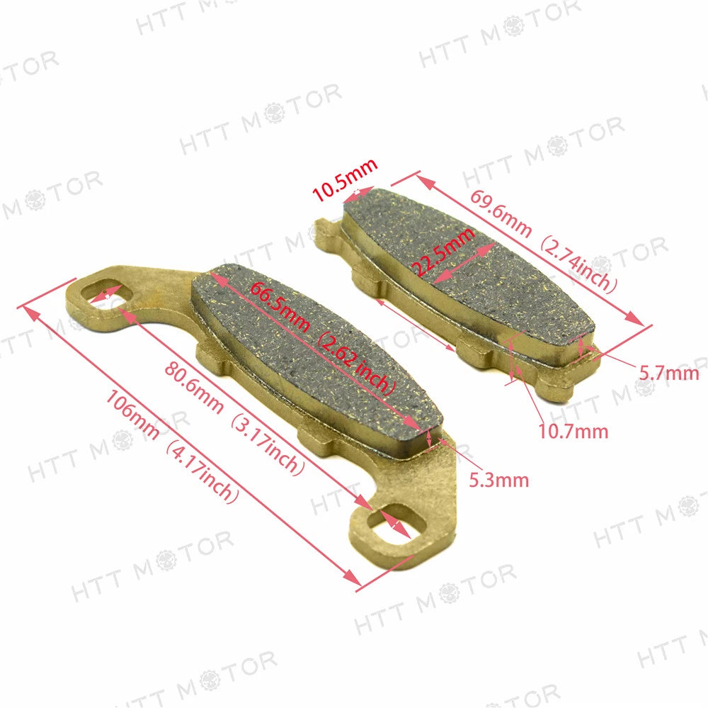 Disc Brake Pad Set for Kawasaki EX250F Ninja 250R ZR550B (FA141)