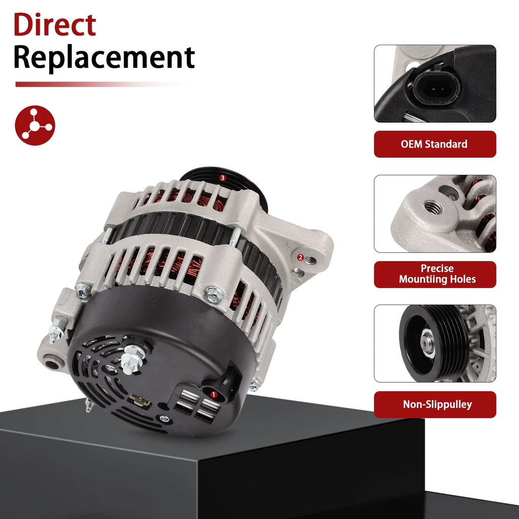 High Output Alternator for Mercruiser (SAEJ1171) (70AMP)