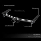 Class III Hitch Receiver for Ford E-Transit Transit 150 250 350 (2015–2026)