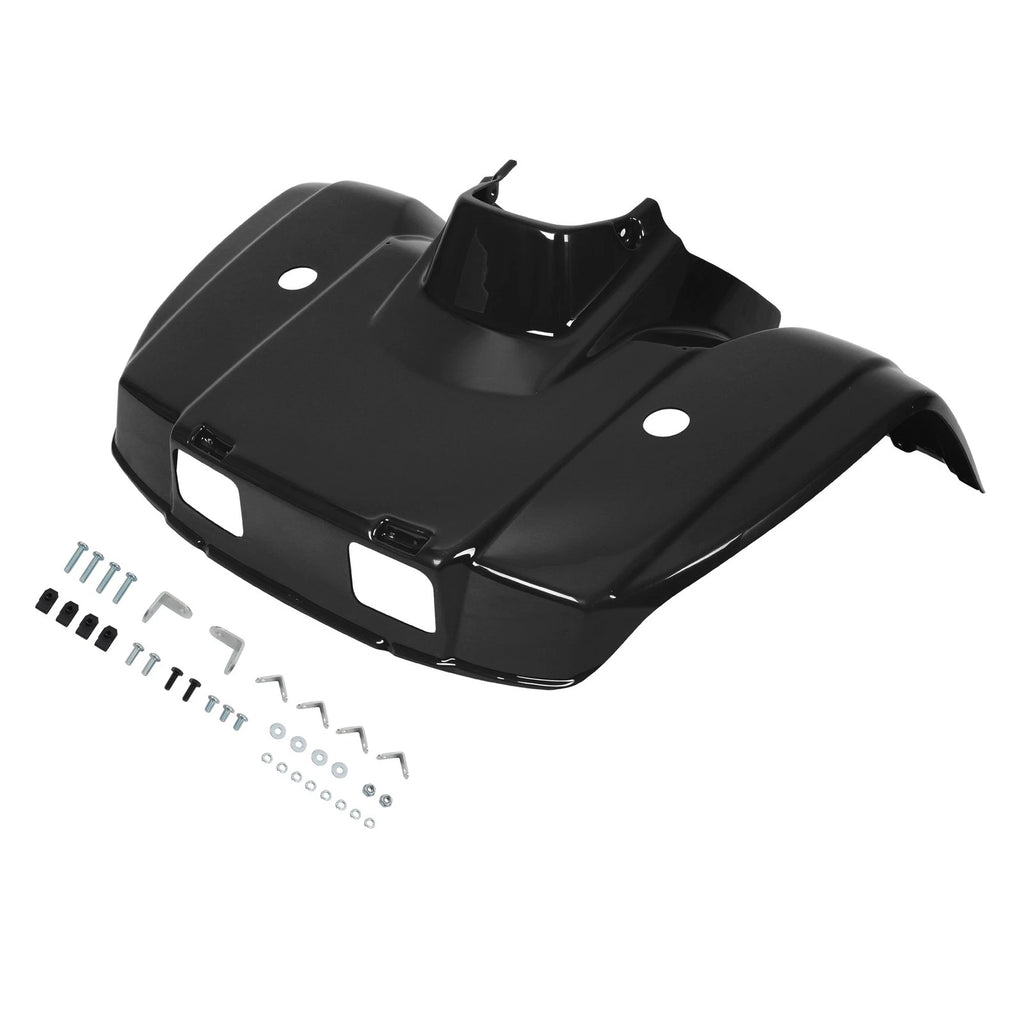 Set of 2 Black ABS Plastic Front Fender Flaps for Honda TRX300 (1988–2000)
