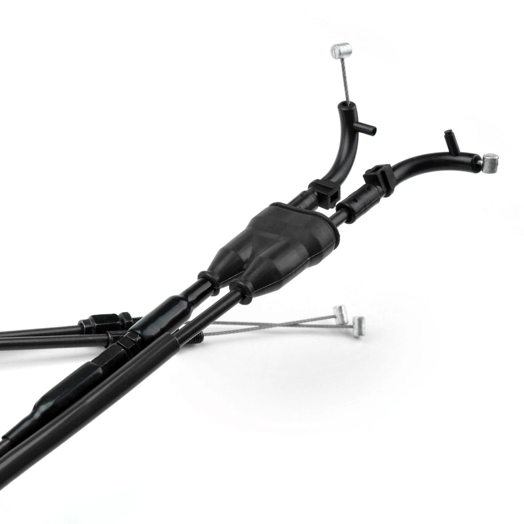 Throttle Cable for Yamaha MT-07 MT07 (2014–2021) - Push/Pull Wire Line, Black