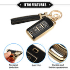 Remote Keyless Key Fob Cover Kit for Mitsubishi Outlander (2014–2021)