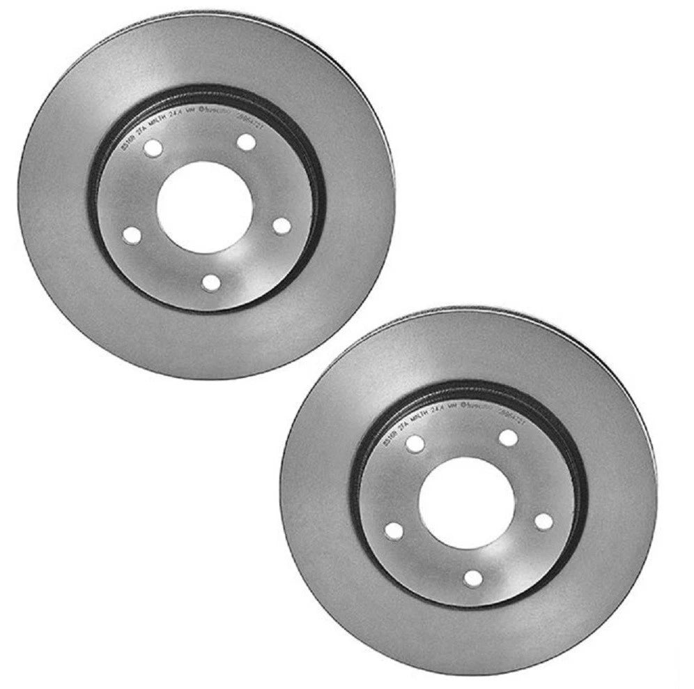 Set of 2 Brembo Front Coated 276mm Brake Disc Rotors for Dodge Caliber (2007–2012)