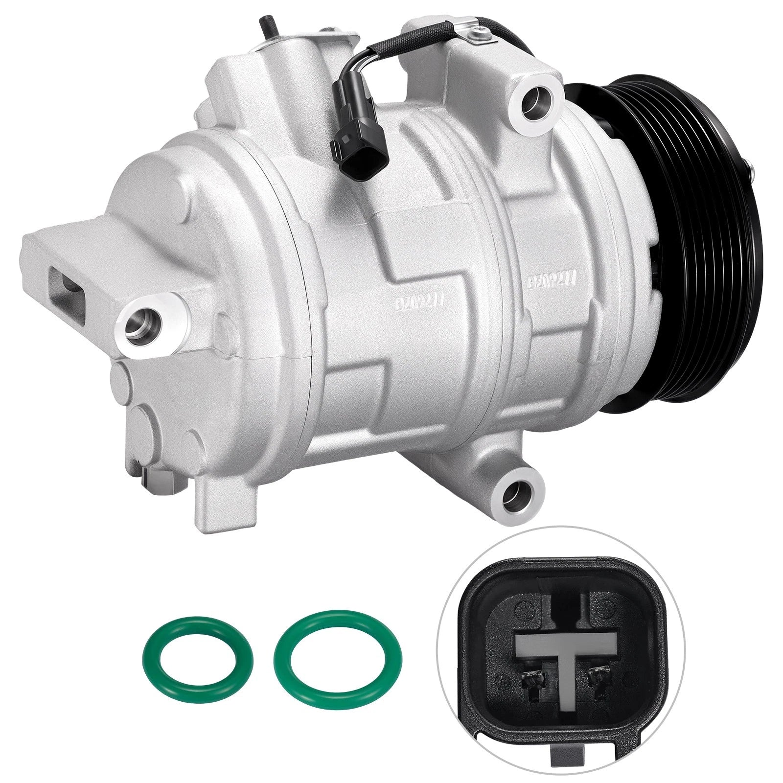 A/C Compressor w/ Clutch for Ford Edge Lincoln MKX (2007–2014) CO9775C