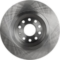 Brake Rotor and Pad Kit for Volkswagen Golf (2012) Rear Solid 2-Wheel Set