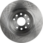 Brake Rotor and Pad Kit for Volkswagen Golf (2012) Rear Solid 2-Wheel Set