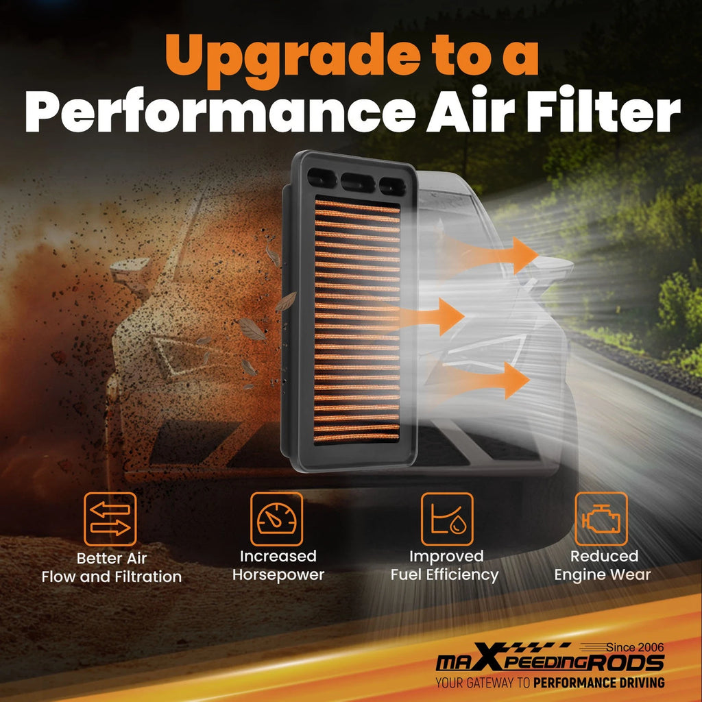 Washable Replacement Air Filter Panel for Honda Civic CR-V (2017–2022)