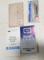 Owners Manual for Ford Escort (1989)
