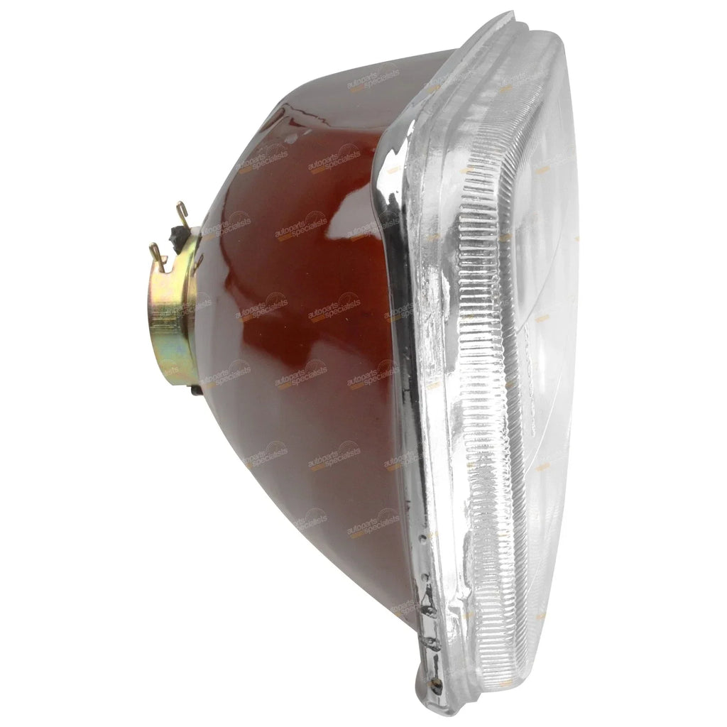 Rectangle Headlight Upgrade Kit High Watt 12V H4 Crystal Reflector Lamps