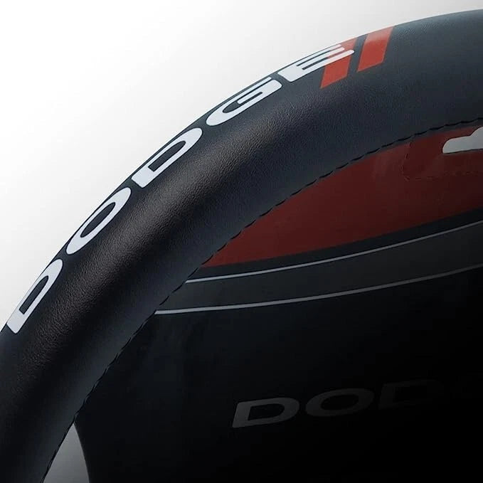 Steering Wheel Cover for Dodge Genuine Leather
