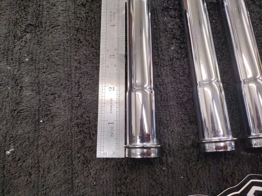 Chrome Pushrod Tubes for Harley Twin Cam